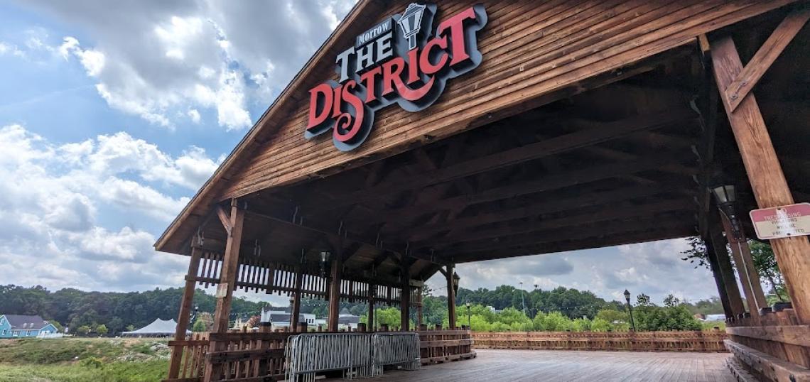 A year after fires, Morrow's rechristened 'District' plots comeback